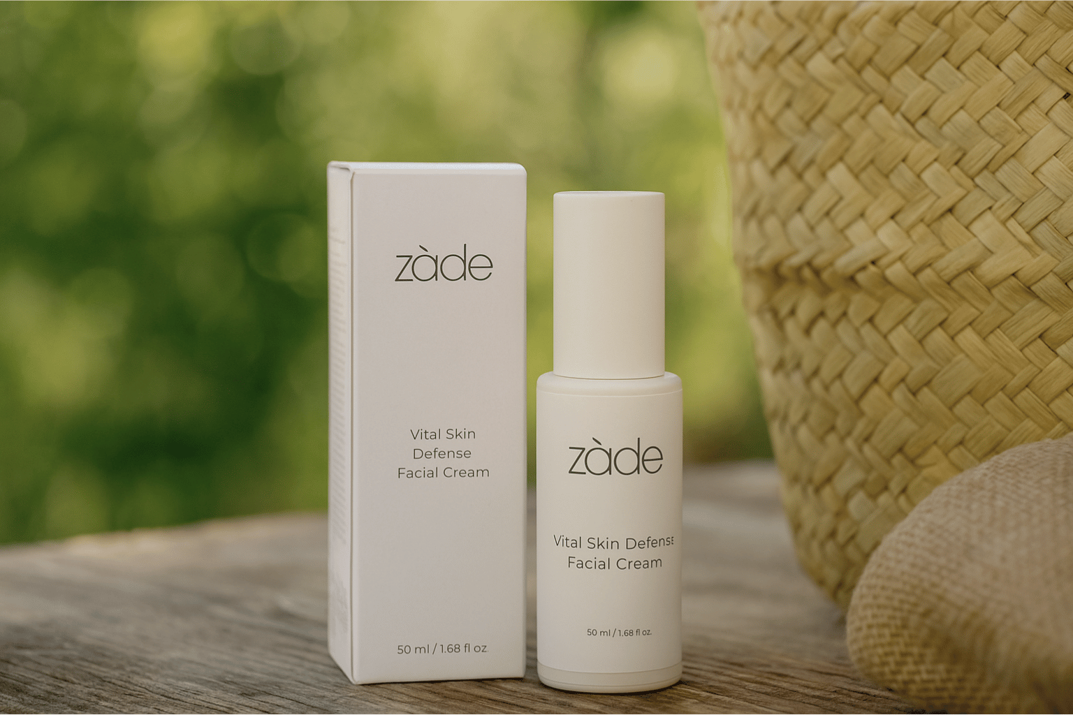 Crema Facial Záde Vital Skin Defense. Skincare natural y eficaz.